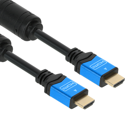 강원전자 넷메이트 NMC-HM01BL 8K 60Hz HDMI 2.0 Blue Metal 케이블 1m