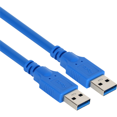 강원전자 넷메이트 NMC-UA320BLN USB3.0 AM-AM 케이블 2m (블루)