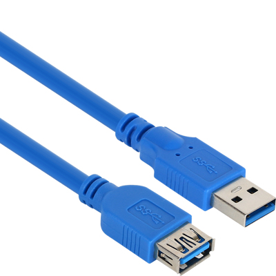 강원전자 넷메이트 NMC-UF320BLN USB3.0 연장 AM-AF 케이블 2m (블루)