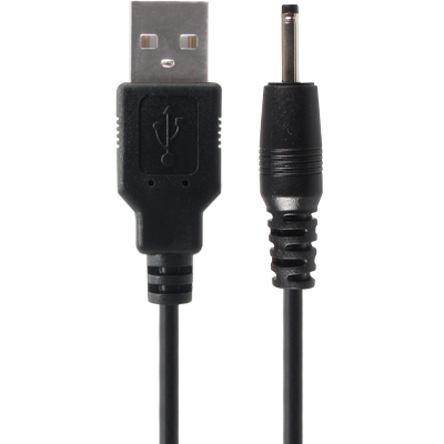강원전자 넷메이트 NMC-UP07 USB 전원 케이블 1.5m (2.5x0.7mm/1W/블랙)