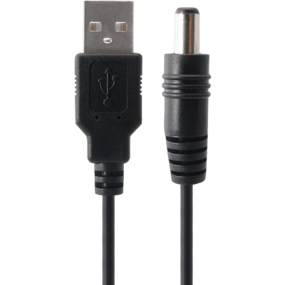 강원전자 넷메이트 NMC-UP2115 USB 전원 케이블 1.5m (5.5x2.1mm/18W/블랙)
