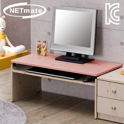 강원전자 넷메이트 NMK-OCD35 좌식 컴퓨터 책상 (800x400x320/핑크)