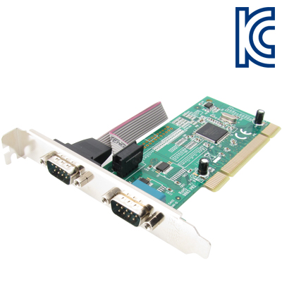 강원전자 넷메이트 NMS-S2(N) 2포트 PCI 시리얼카드(MOS)(슬림PC겸용)