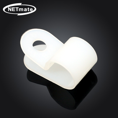 강원전자 넷메이트 NMT-516R 케이블 정리용 클램프 (7.9mm/화이트/100EA)
