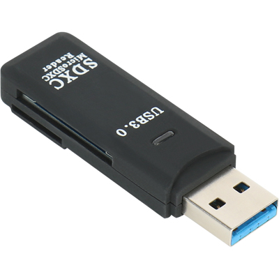 강원전자 넷메이트 NMU-ES302 USB3.0 Micro SD+SD 카드리더기(블랙)