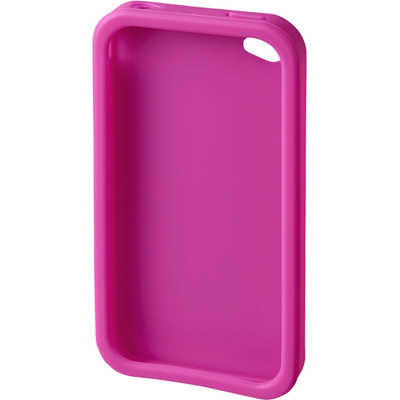 강원전자 산와서플라이 PDA-IPH66P iPhone4 실리콘 케이스(핑크)