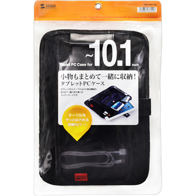 강원전자 산와서플라이 PDA-TABA10BK 10.1" 태블릿PC&액세서리 케이스(블랙)