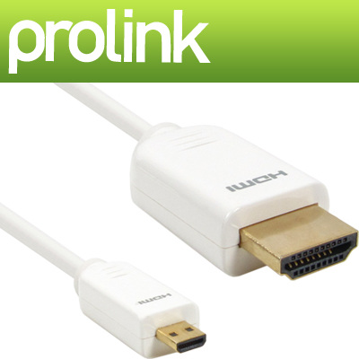 프로링크 PMM290-0200 PMM시리즈 HDMI to Micro HDMI 케이블 2m (OFC/24K금도금/Ver1.4)