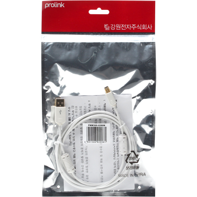 프로링크 PMM368-0200N PMM시리즈 USB2.0 Mini 5핀 케이블 2m (OFC/24K금도금/노이즈 필터)