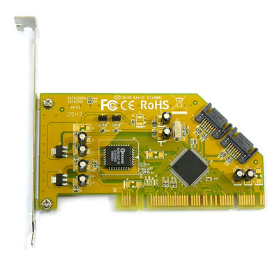 강원전자 넷메이트 2포트 PCI SATA 카드(INITIO)
