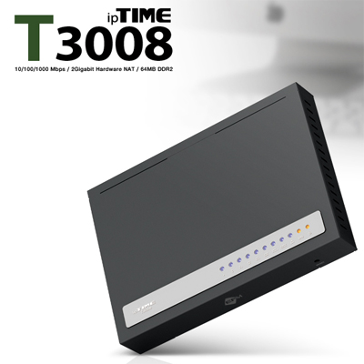 ipTIME(아이피타임) T3008 유선공유기