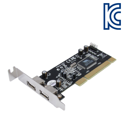 강원전자 넷메이트 U-164 USB2.0 2포트 PCI 카드(VIA)(슬림PC겸용)