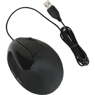 강원전자 넷메이트 NM-QMV02 USB 인체공학 버티컬 마우스