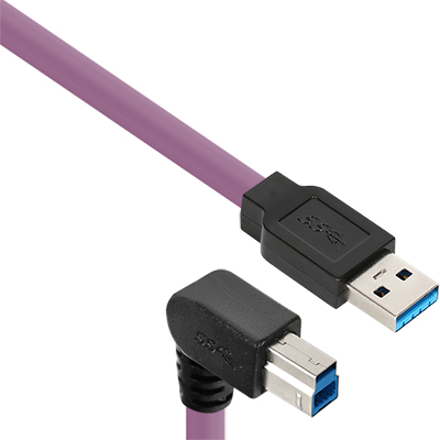 강원전자 넷메이트 CBL-HFPD3ig-2mDA USB3.0 High-Flex AM-BM 케이블 2m (독일 igus 선재/igus/꺾임)