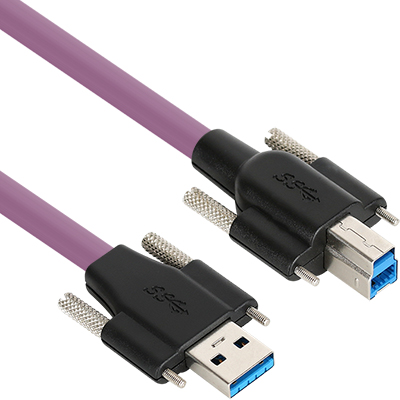 강원전자 넷메이트 CBL-HFPD3igSS-2m USB3.0 High-Flex AM-BM 케이블 2m (독일 igus 선재/igus/Lock)