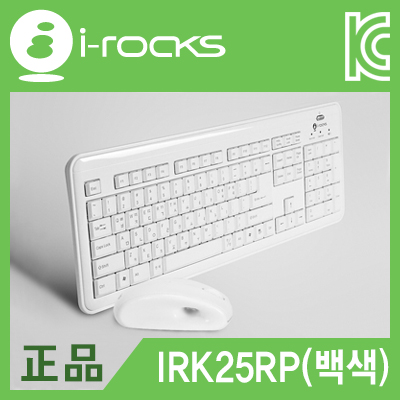 아이락스 IRK25RP X-slim 2.4GHz 키보드&마우스 세트(백색)