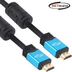 강원전자 넷메이트 NMC-HM01BZ 8K 60Hz HDMI 2.0 Blue Metal 케이블 1m