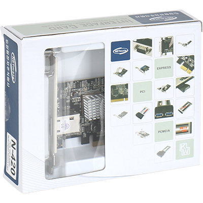 강원전자 넷메이트 N-420 NBASE-T PCI Express 랜카드(Tehuti&AQrate)(슬림PC겸용)