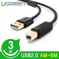 유그린 U-10351 USB2.0 AM-BM 케이블 3m