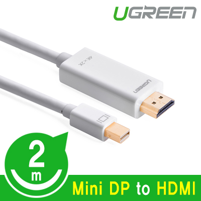 유그린 U-10452 Mini DisplayPort to HDMI 케이블 2m