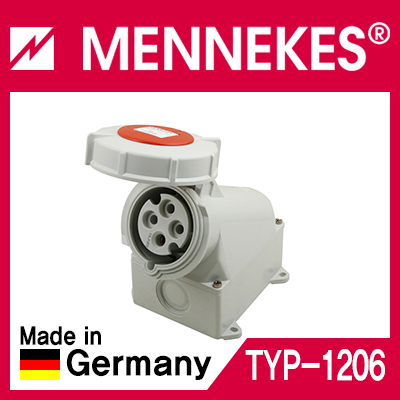 MENNEKES TYP-1206 400V 32A 4P 노출형 소켓
