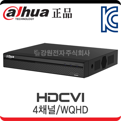 Dahua(다후아) XVR5104HS-4KL-X HDCVI 4채널 DVR 녹화기 (하드미포함/400만 화소)