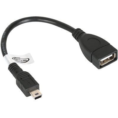 강원전자 넷메이트 NM-OTG01Z 모바일 USB Mini 5P OTG 케이블
