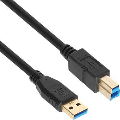 강원전자 넷메이트 NM-UB320BKZ USB3.0 AM-BM 케이블 2m (블랙)
