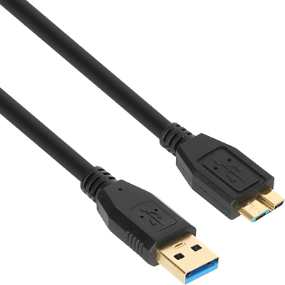 강원전자 넷메이트 NM-UM320BKZ USB3.0 AM-Micro B 케이블 2m (블랙)