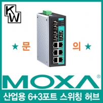 MOXA EDS-309-3M-ST 산업용 6+3포트 스위칭 허브(ST/멀티/광 3포트)
