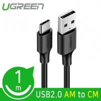 유그린 U-60116 USB 2.0 AM-CM 케이블 1m(블랙)