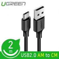 유그린 U-60118 USB 2.0 AM-CM 케이블 2m(블랙)