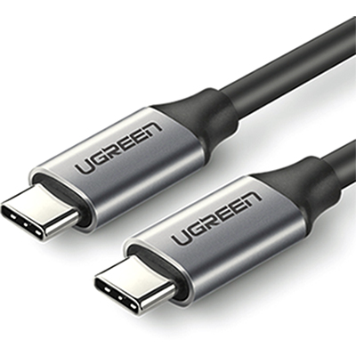유그린 U-60182 USB 3.1 Gen1 CM-CM 케이블 0.5m (다크 그레이)