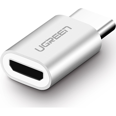 유그린 U-30154 USB2.0 Micro 5핀(F)-CM 젠더 (화이트)