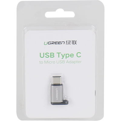 유그린 U-40945 USB2.0 Micro 5핀(F)-CM 젠더 (다크 그레이)