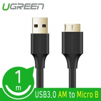 유그린 U-10841 USB3.0 AM-Micro B 케이블 1m (블랙)