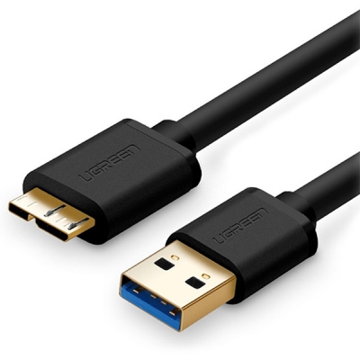 유그린 U-10842 USB3.0 AM-Micro B 케이블 1.5m (블랙)