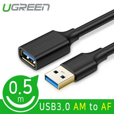 유그린 U-30125 USB3.0 연장 AM-AF 케이블 0.5m