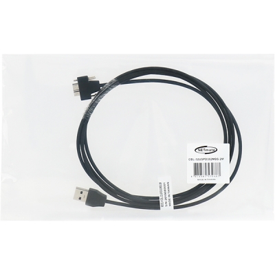 강원전자 넷메이트 CBL-32USPD302MBS-2M USB3.0 AM-MicroB(Lock) Ultra Slim 케이블 2m