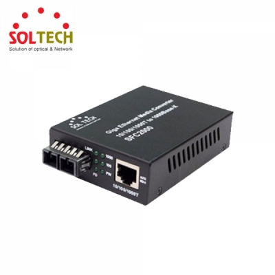SOLTECH SFC2000-TL20/I 광컨버터 (1000Mbps/SC/싱글) 사용금지