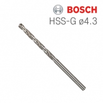 보쉬 HSS-G 4.3x47x80 HSS 메탈드릴비트(10개입/2608585487)