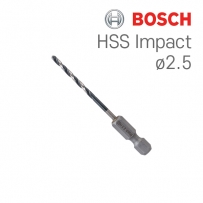 보쉬 HSS Impact 2.5mm 육각드릴비트(1개입/2608577047)