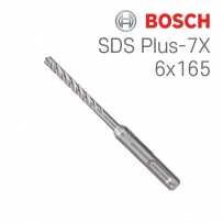 보쉬 SDS plus-7X 6x100x165 4날 해머 드릴비트(1개입/2608576117)