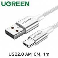 유그린 U-60131 USB2.0 AM-CM 케이블 1m (화이트)