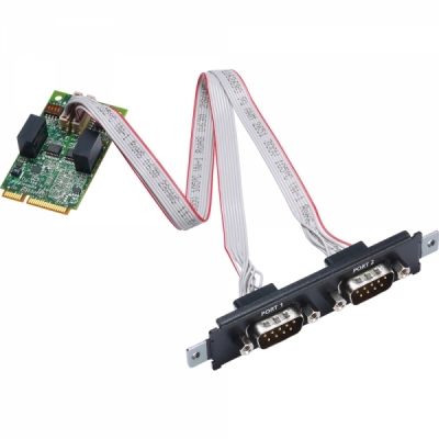 MOXA CP-102N-I-T Mini PCI Express 2포트 RS232 아이솔레이션 시리얼카드