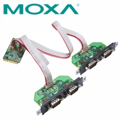 MOXA CP-114N-T Mini PCI Express 4포트 RS232/422/485 시리얼카드