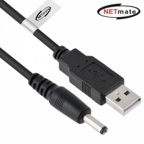 강원전자 넷메이트 NMC-UP1420P5B USB 전원 케이블 2m (3.5x1.4mm/0.5W/블랙)