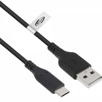 강원전자 넷메이트 NM-GCM01BN USB2.0 AM-CM 케이블 1m (블랙)