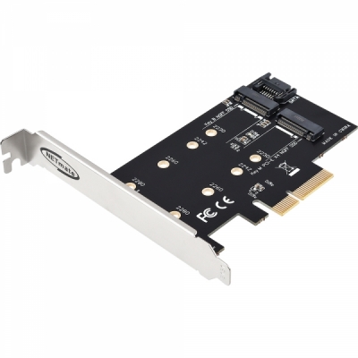 강원전자 넷메이트 NM-SRBM2 NVMe & SATA M.2 SSD PCI Express 카드