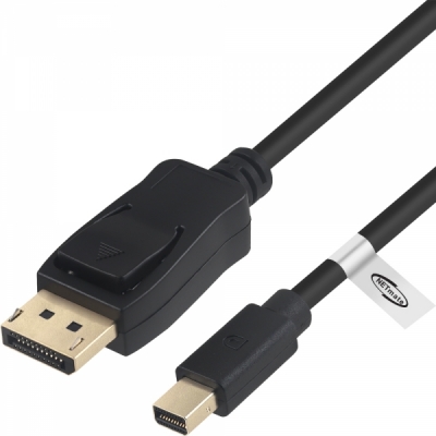 강원전자 넷메이트 NM-MDP141B mini DisplayPort to DisplayPort 1.4 케이블 1m
